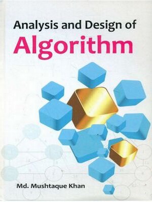 cover image of Analysis and Design of Algorithm